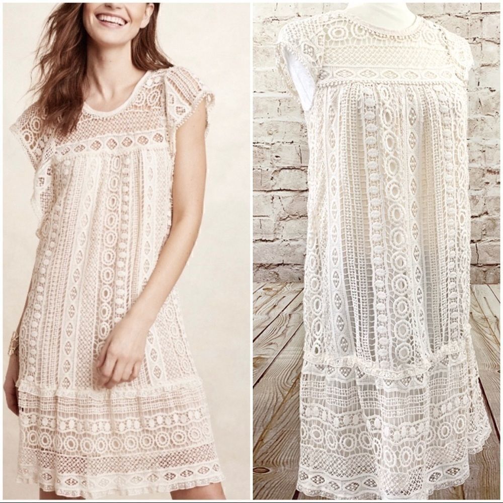 Maeveanthropologie Crochet Tunicdress